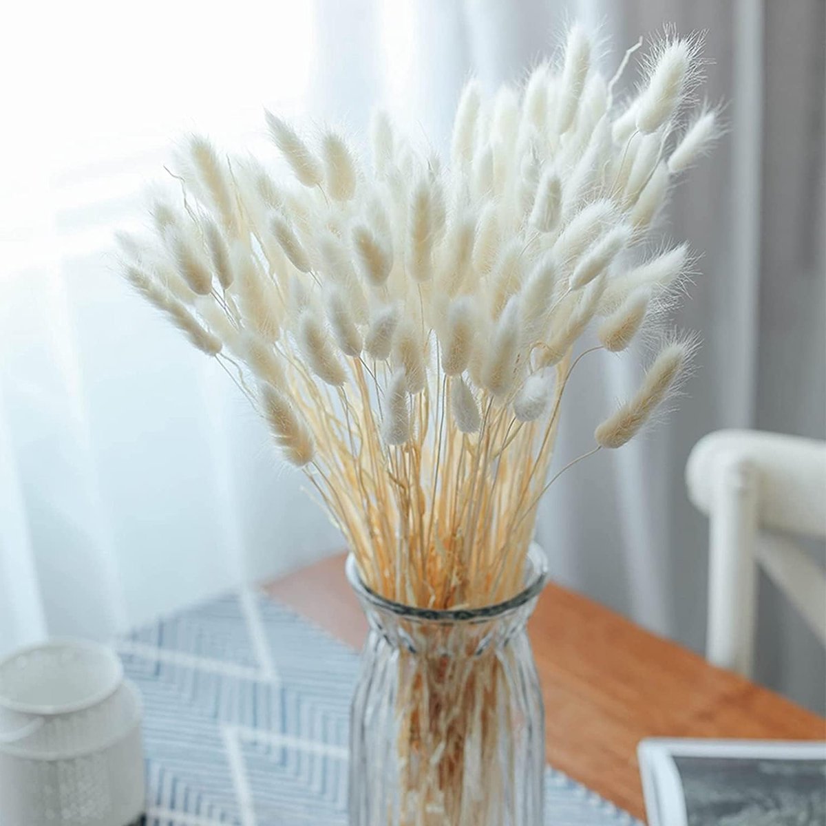 Droge Pampas - Natuurlijke Decoratieve Bloemen - Set van 60 Stuks