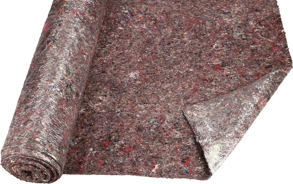 Schildervlies Vloerbescherming - Afdekvlies Bouwmat - Ondergrond Beschermen - Anti-slip Folie - 10m² - Grijs