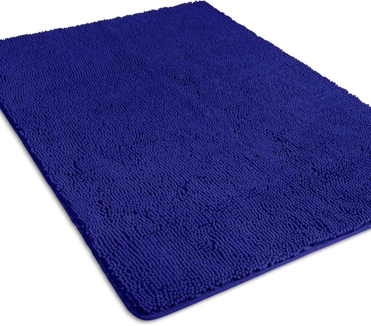 Badkamerloper Dik - Zachte Vloermat - Absorberend Lopen - Antislip TPR Bodem - 101 x 152 cm - Koningsblauw