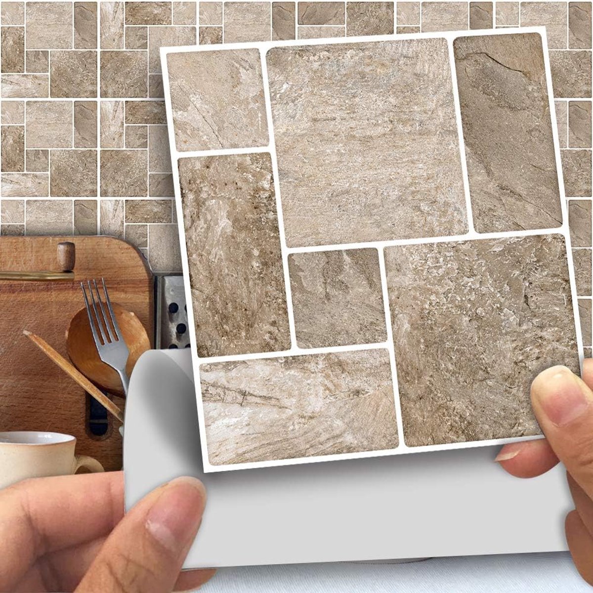 Wandtegeltransfers - Tegelstickers - Keuken Decoratie - Zelfklevend Waterdicht - 25 Stuks 