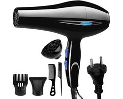 Föhn – Professionele Haardroger – Hair Dryer – Haarfohn – Warm/Koud – Zwart – 800W