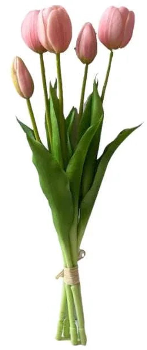 Tulpen boeket licht roze