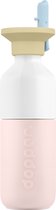 Dopper Steel Drinkfles 350 ml x Flip Straw - Soft Pink