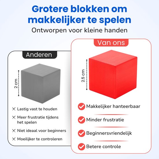 Ghareebo Magnetische Blokken - 116 stuks - Montessori Speelgoed 3 Jaar — afbeelding 4