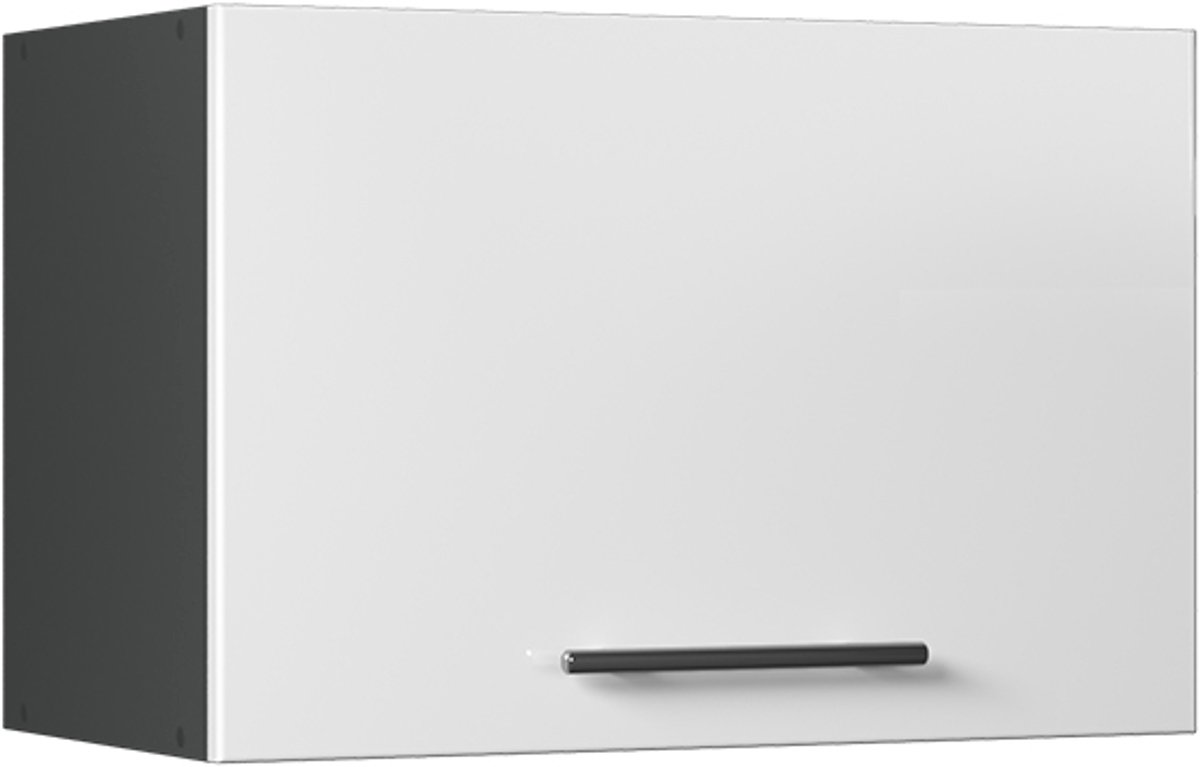 Vicco Hangkast Fame-Line, Wit Hoogglans/Antraciet, 60 cm