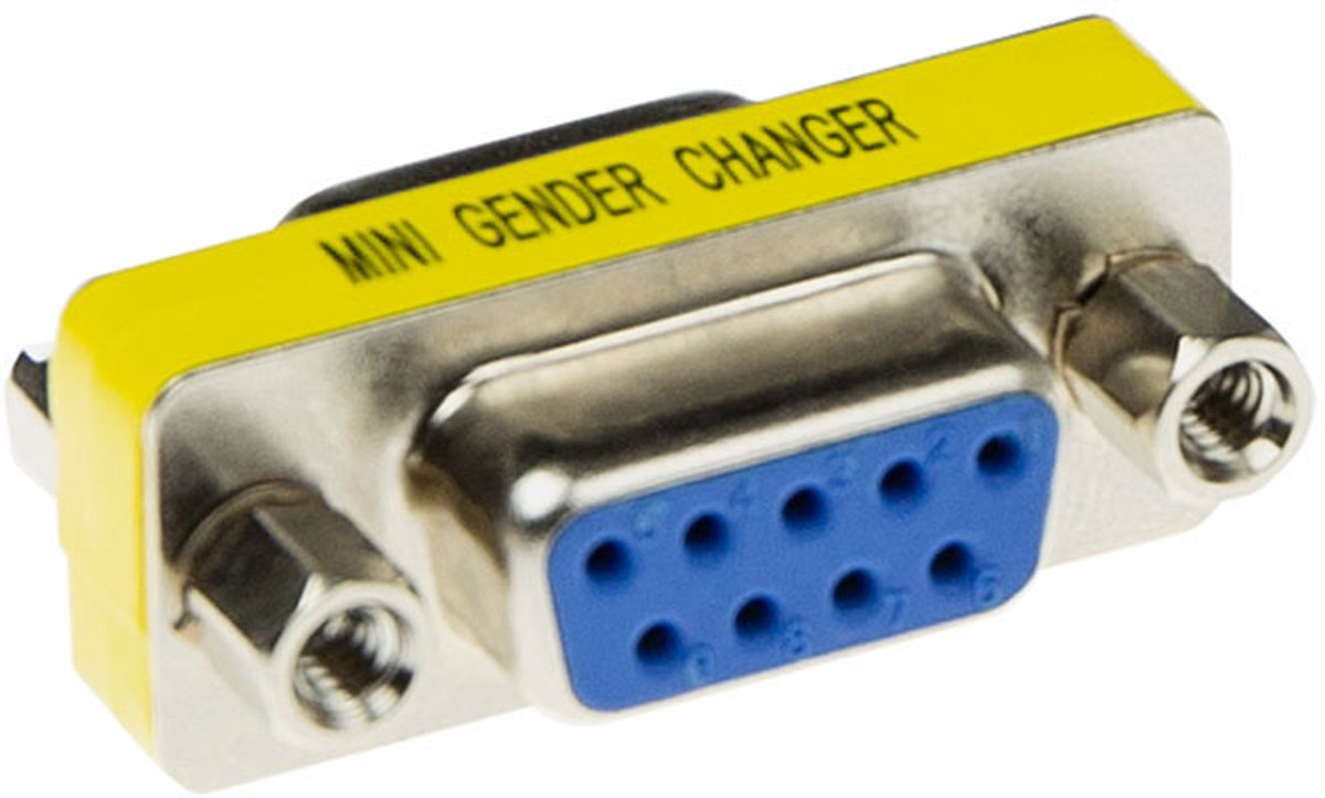 Image of ACT D-sub Adapter 9 polig female naar 9 polig female AB9035