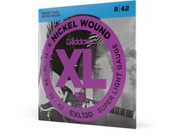 D'Addario EXL120 - Snarenset voor elektrische gitaar .009-.042