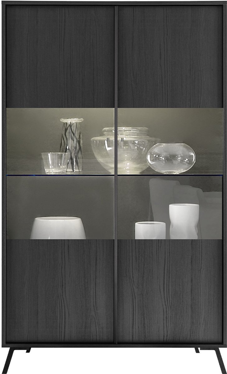 CALICOSY - Vitrine 2 Deuren H174 cm - City