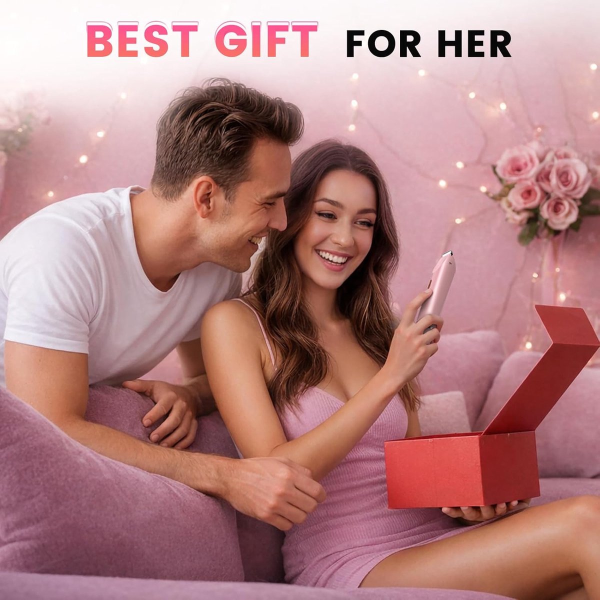 2-in-1 Elektrisch Trimmer - Draagbare Ladyshave - Wenkbrauw Trimmer - Gezichtsontharing - Gezicht Trimmer Vrouw - Snor Trimmer - Facial Hair Remover - Mini Shaver - Eyebrow Trimmer - Voor gezicht,enen, oksels en gevoelige zones - Roze thumbnail 3