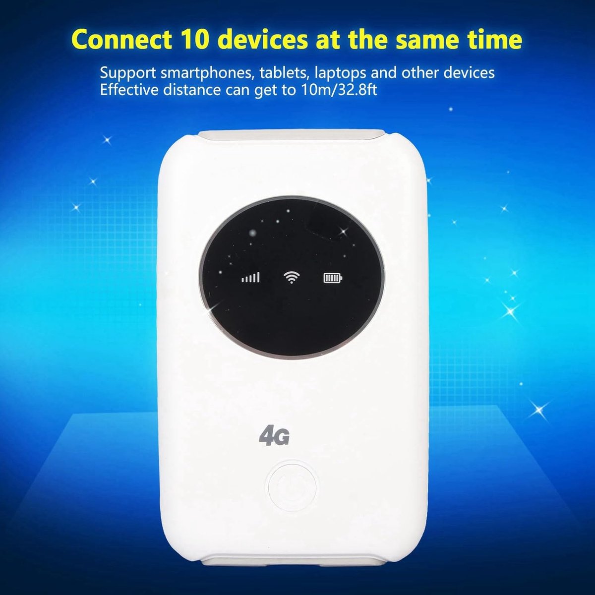 Kivora Draagbare 4G-USB-modem Mobiele Hotspot met Simkaartslot - afbeelding 2