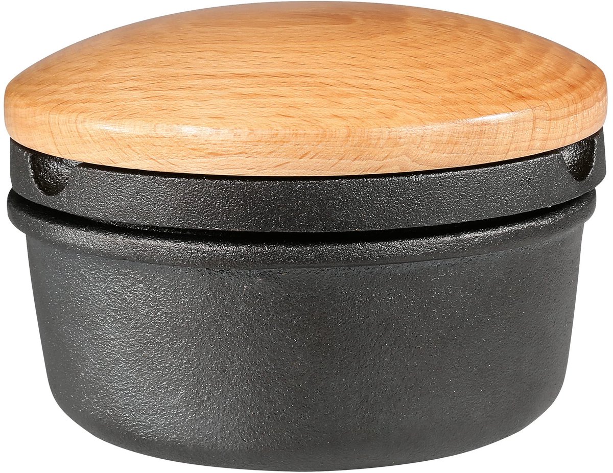 Dailygoods- Kruidenrasp XL - Gietijzer met opbergvak - Extra breed raspoppervlak - Creatief in de keuken - Luchtdicht bewaren - Hoogwaardige kwaliteit - Kruidenmolen