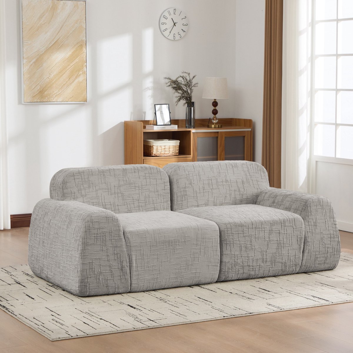 MIVRAY Modulaire Bank Zonder Montage - Wolkzacht Comfort Voor Woonkamer En Lounge - Chenil