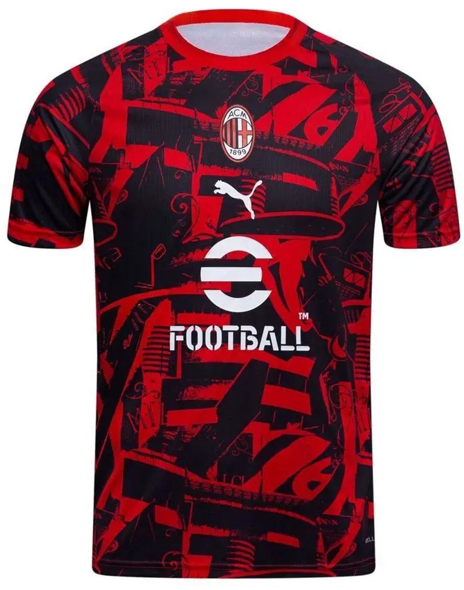 Prematch shirt AC Milan 2026/27 Zwart
