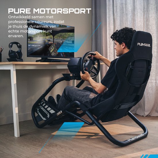 Playseat® Trophy Racestoel - Race Cockpit - Direct Drive Capable - Volledig Verstelbaar - ActiFit - Zwart van Playseat® — afbeelding 2