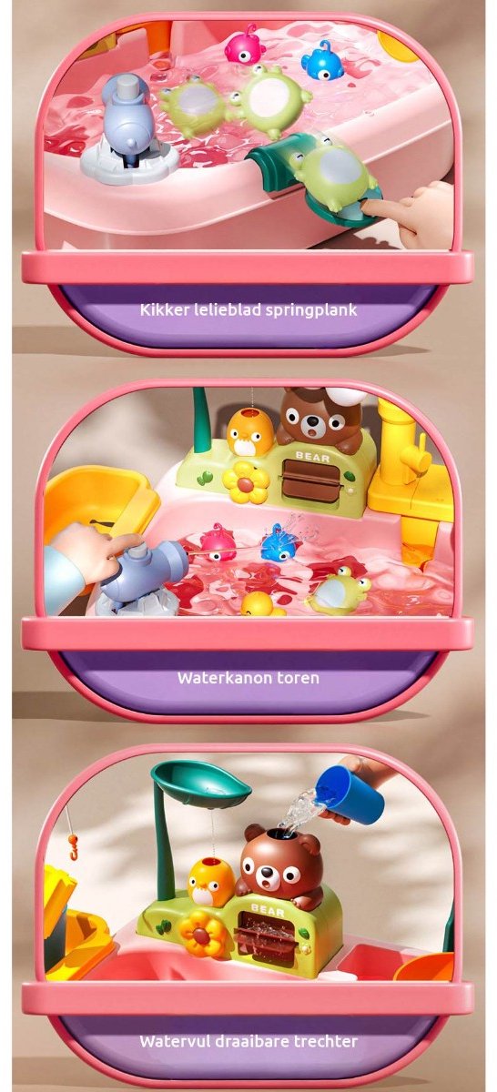 Eco Toys Giraffe Blauwe Watertafel — afbeelding 4