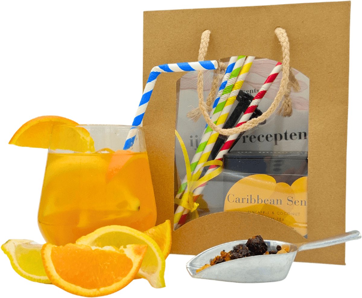 Zomers DIY IJsthee Giftbag – Maak je eigen ijsthee - Caribbean Senses
