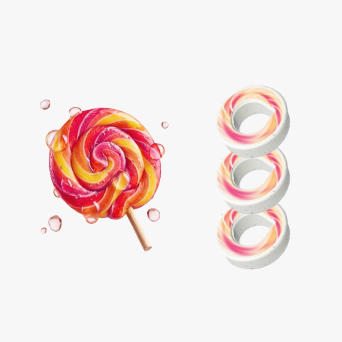 Air up Pods - 3X Lollipop - pod - waterfles - geurwater - Geurpods voor Air Up Drinkfles