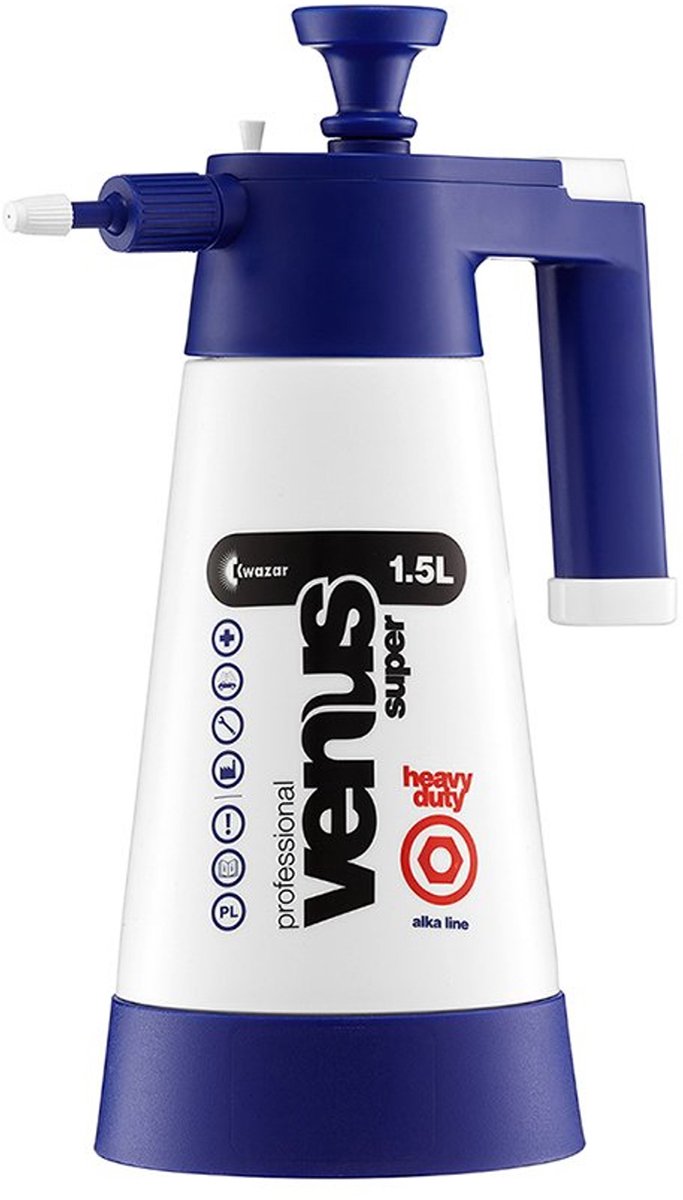 Kwazar Purple Venus Super Pro+ Alka Line Handpomp sprayer - 1500ml van Kwazar — afbeelding 2