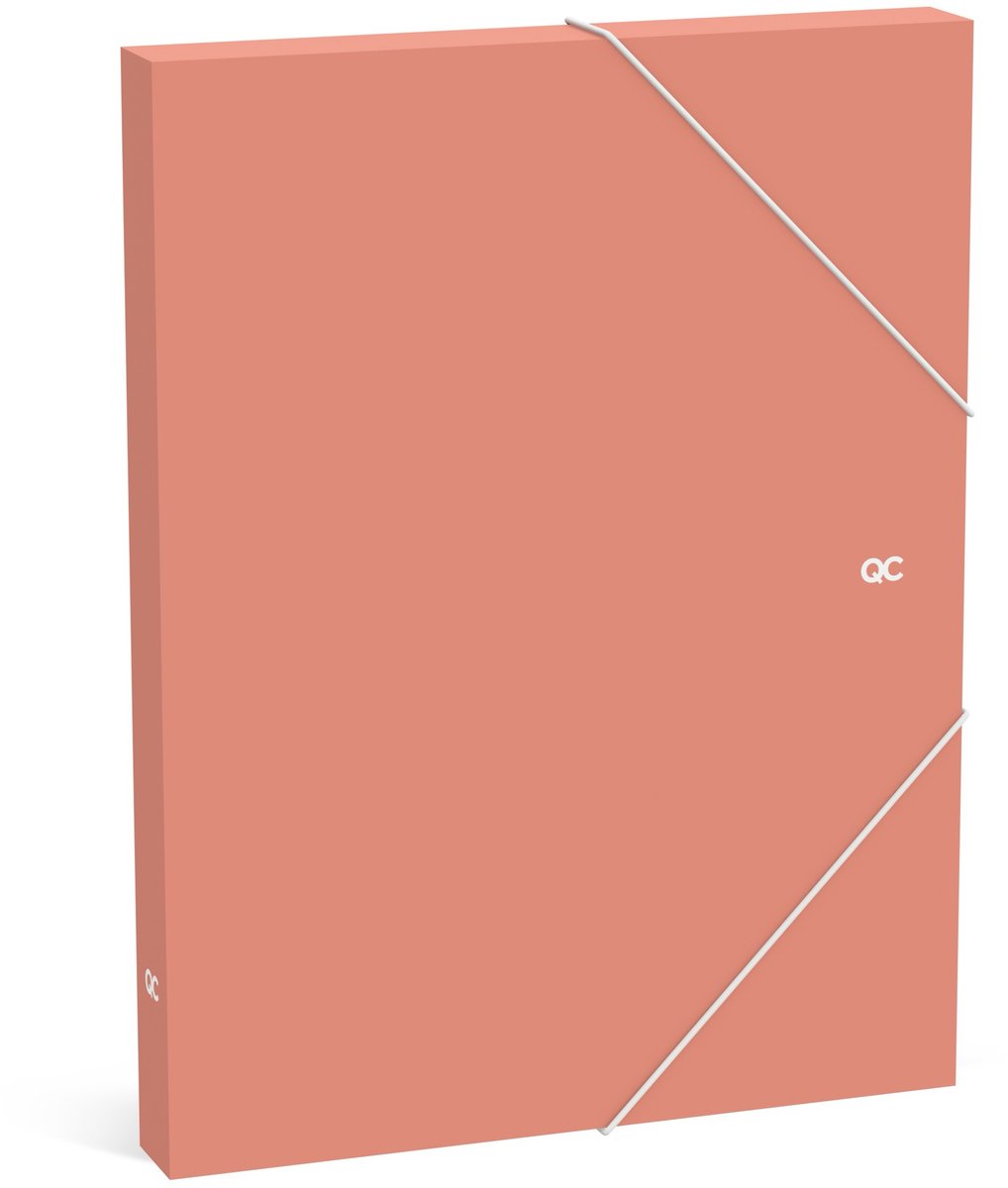 QC COLOUR Documenten box - pink clay