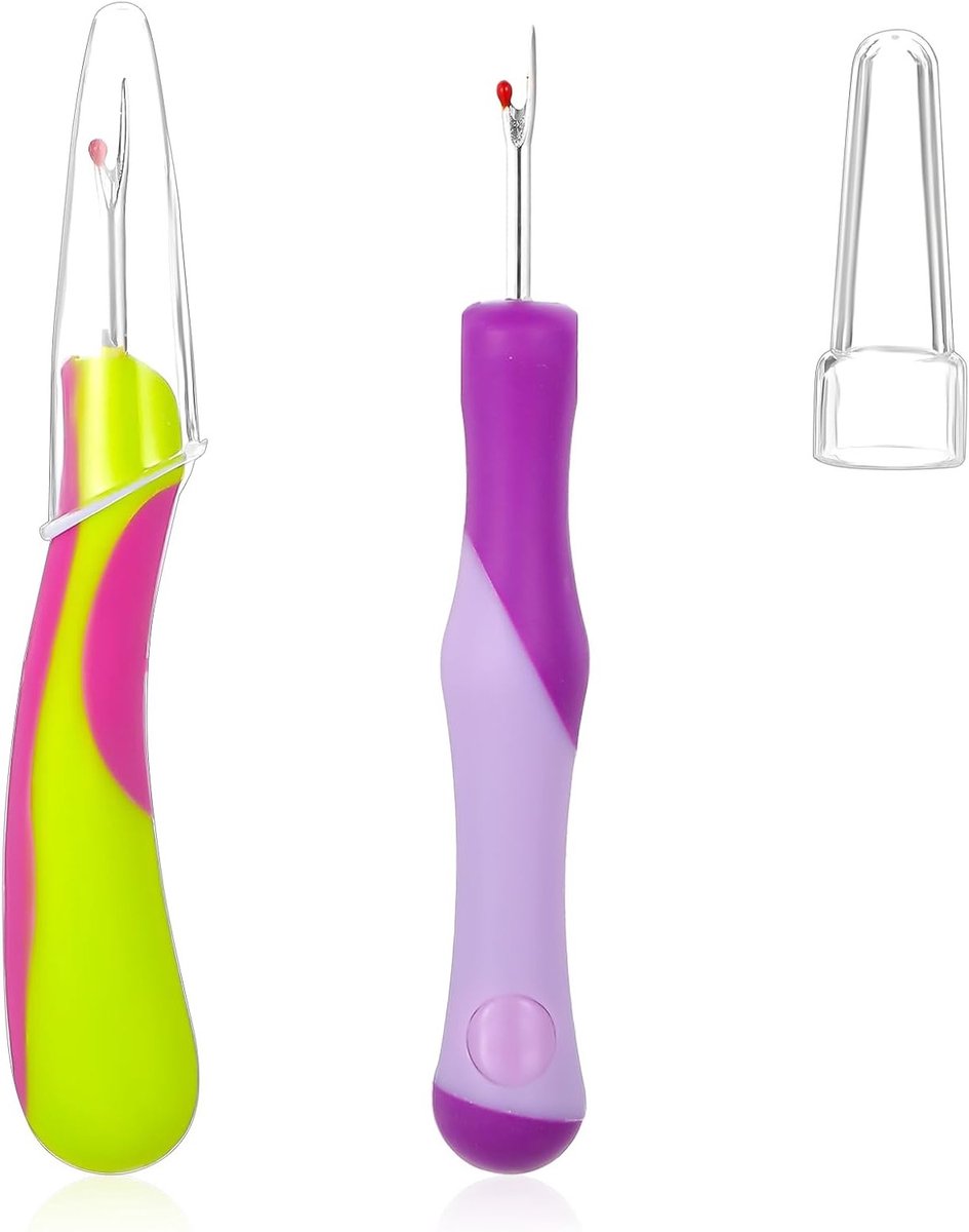 Ergonomische Naadontbinder Set van 2 Stuks - Professionele Naadverwijderaar voor Naaiprojecten, Handige Naaigerei en Accessoires voor Creatieve Klussen