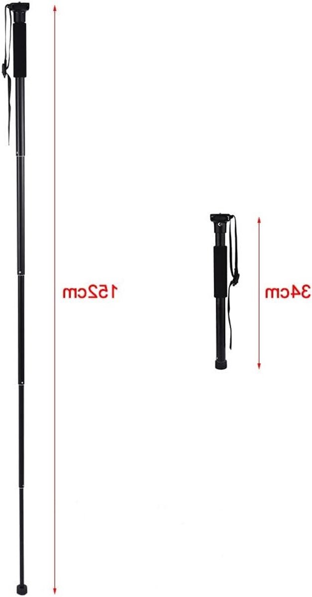 Verstelbare Aluminium Mono Pod - Stabilizer voor DSLR en DV Camera's, Ideaal voor Fotografie en Videografie