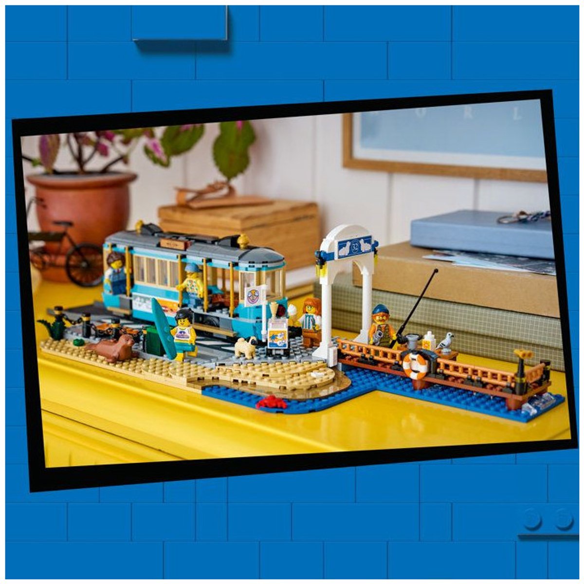 LEGO City Klassieke Strandtram Tram Speelgoed voor Kinderen Vanaf 7 Jaar - 60506 — afbeelding 17
