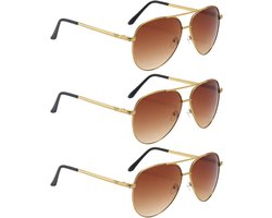 3-delige Aviator Zonnebril voor Mannen en Vrouwen - Polaroid, Ultra Licht, Retro Design, UV400 Bescherming voor Autorijden, Reizen en Vissen (Teal Blauw)
