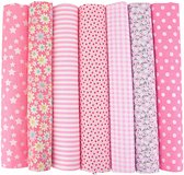 Dailygoods - 7 Stuks Katoenen Patchworkstof voor Creatieve Projecten