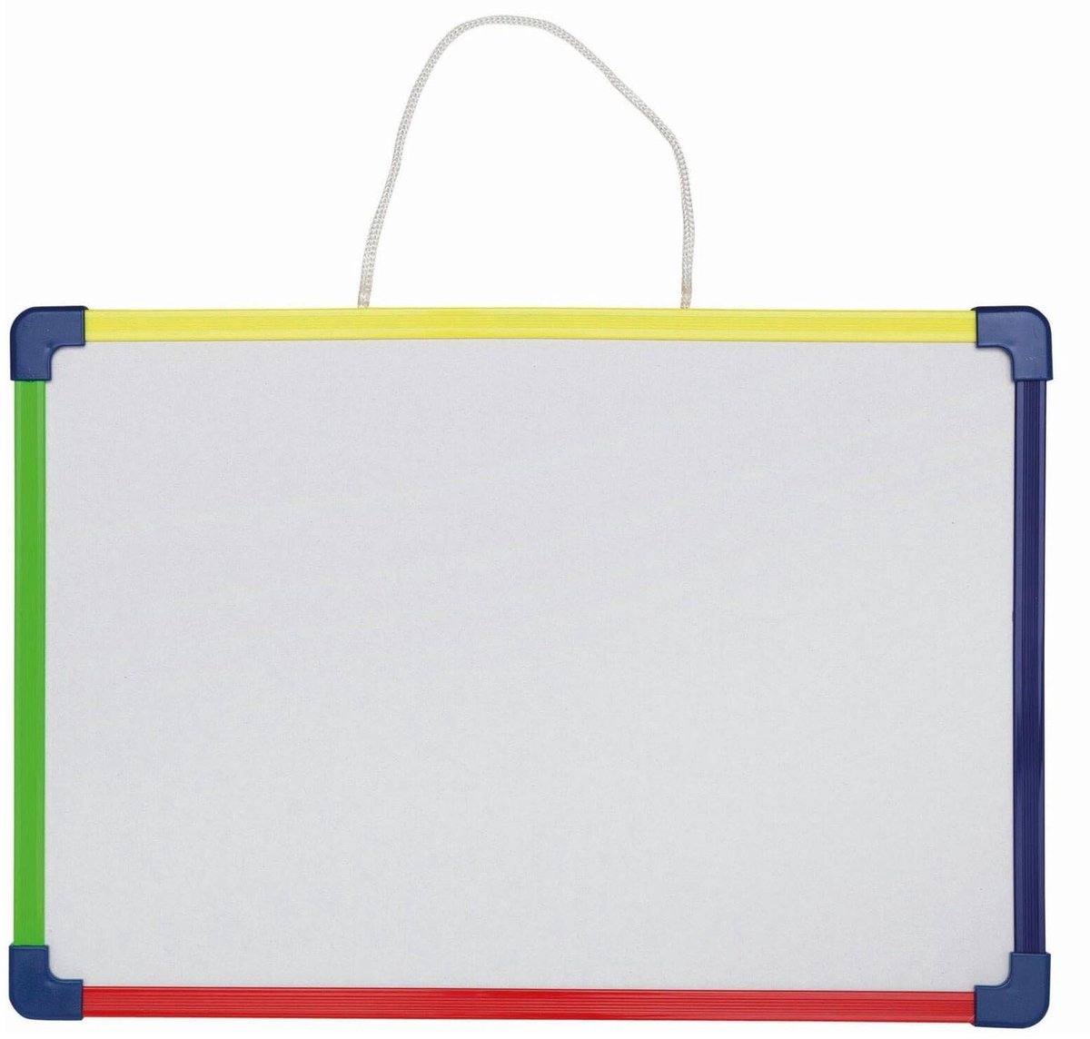 Dailygoods- Magneetbord Kleurrijk - 35 x 24 cm - Whiteboard - Draagbaar Schrijfbord - Kinderen - Stabiel Kunststof Frame