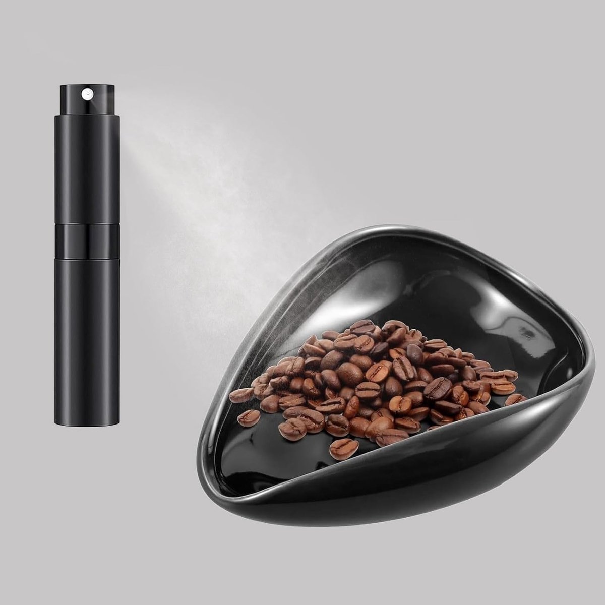 Meetbeker voor koffiebonen en thee, doseertray met spuitfles, perfect voor koffieliefhebbers en nauwkeurige porties