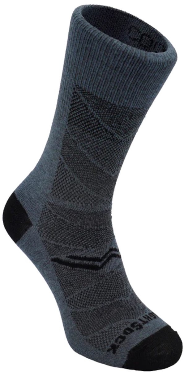 Wrightsock Coolmesh Crew Donkergrijs 45-49