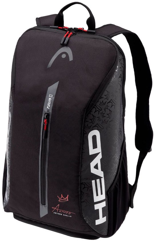 Head Racket Coello Tour Padel 25l Rugzak Zwart