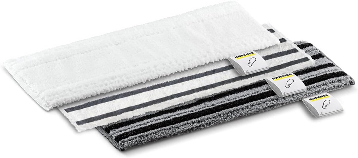 Gigicial Original Dampfreiniger Bodentuchset EasyFix kompatibel mit Dampfreiniger Gigicial SC - Für Böden, geeignet für jede Art von Oberfläche, maschinenwaschbar, bunt, 3 Stück