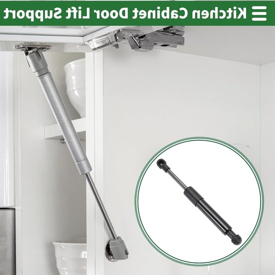 200mm Gasveren 70lbs/320N/32kg Koolstofstaal Zwart voor RV Auto Toolbox Dekk — afbeelding 5