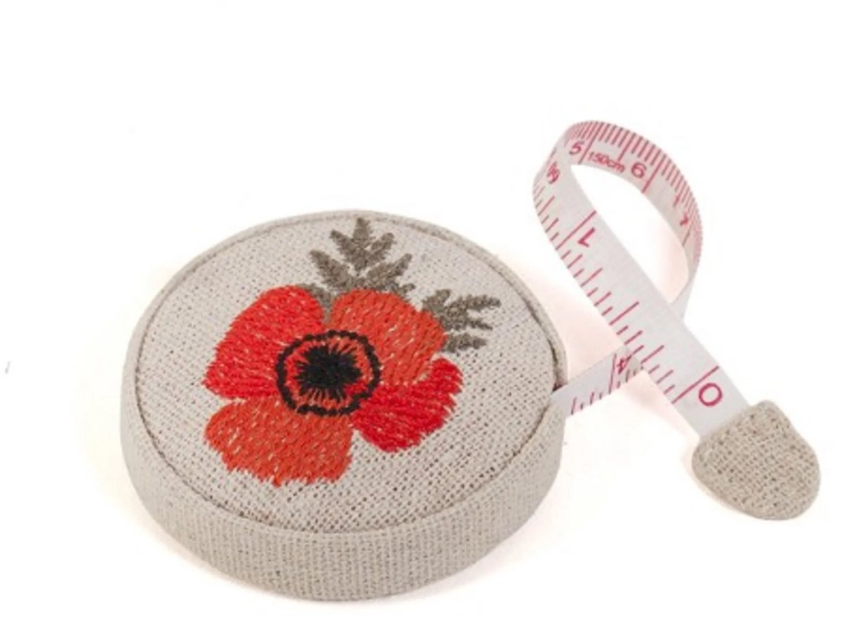 Round Tape Measure Wildflowers - Embroidered Nom.: 90178090