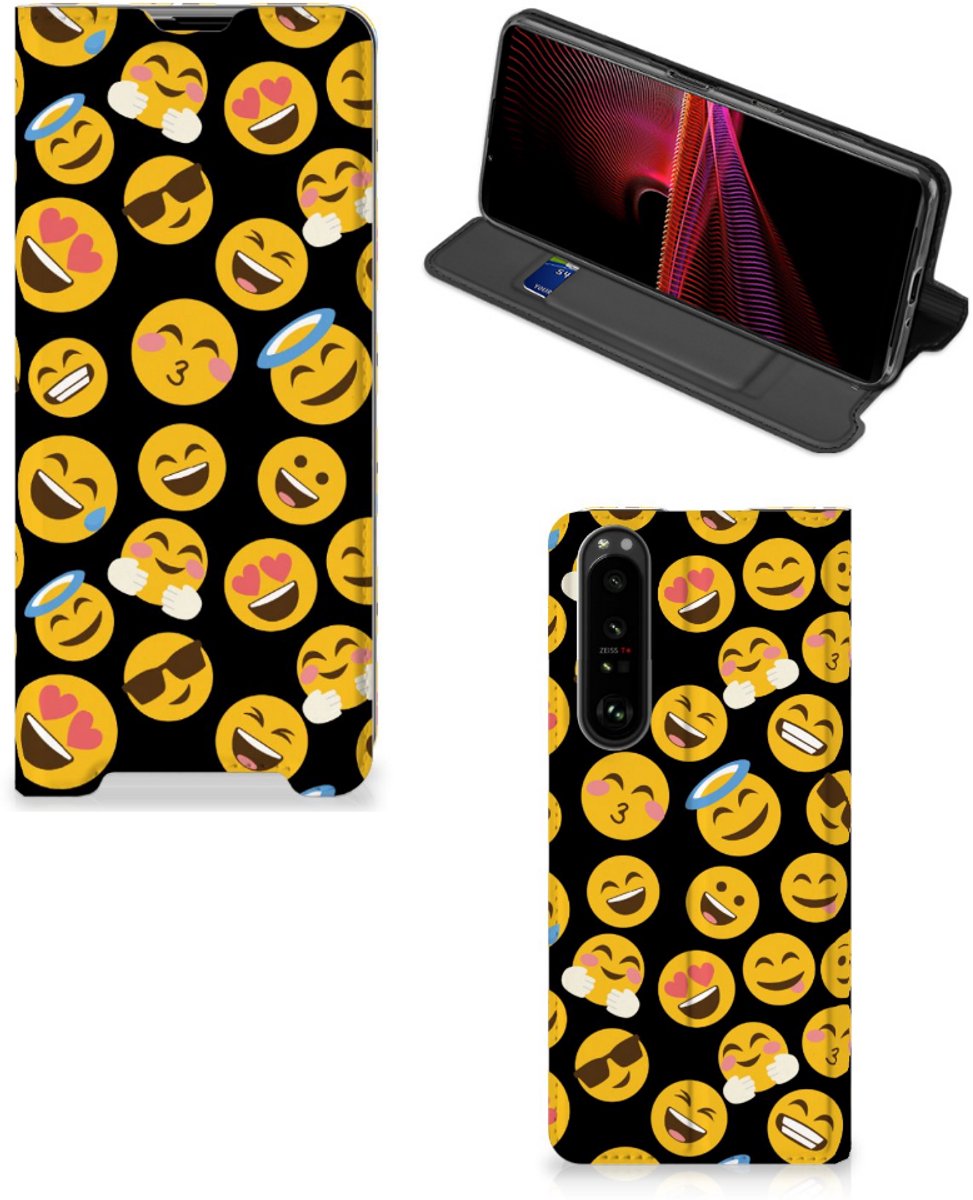 Sony Xperia 1 III Hoesje met Magneet Emoji