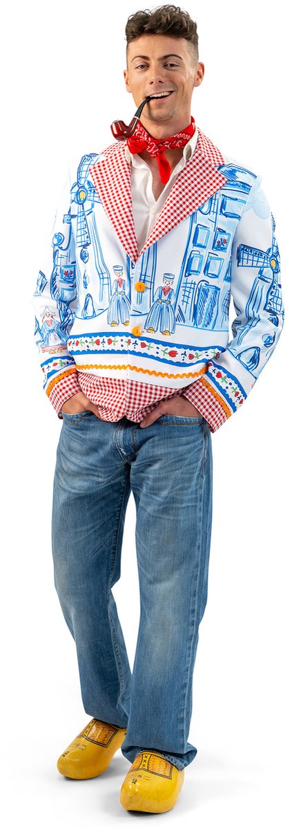 Volendamse jas Delfts blauw heren