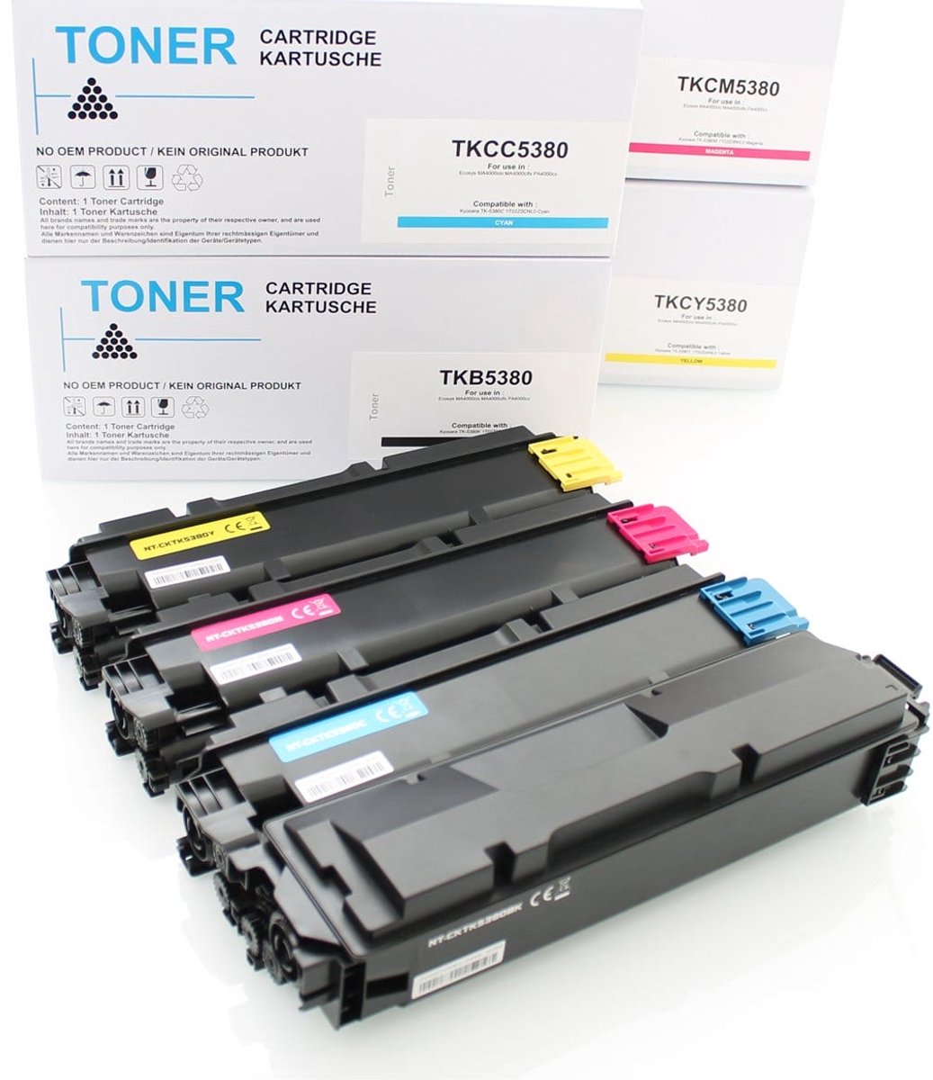Kyocera - Set Toner - TK-5380 - Zwart - Huismerk - geschikt voor TK-5380, MA4000cix, MA4000cifx, PA4000cx, TK5380