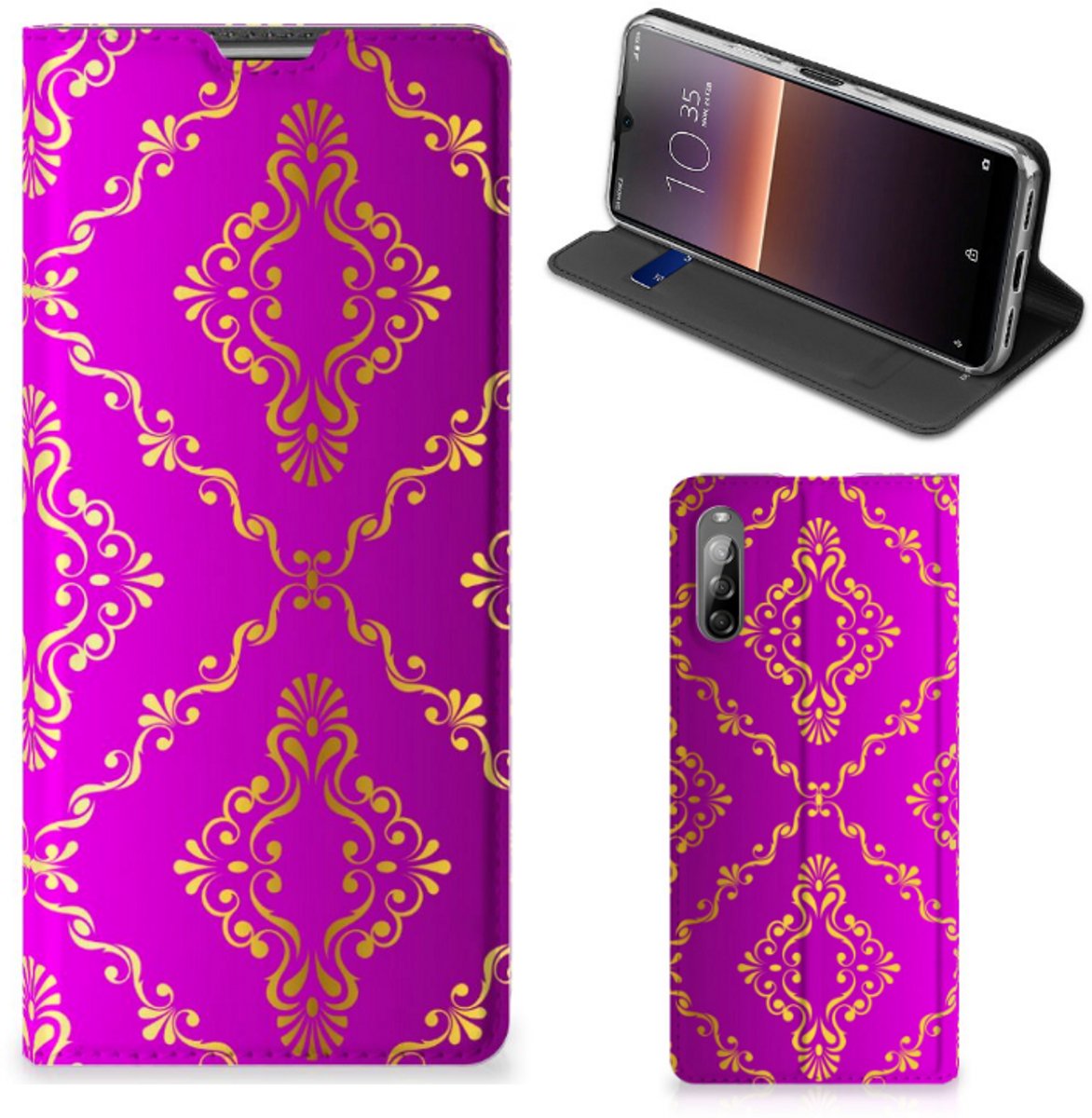 Telefoon Hoesje Sony Xperia L4 Barok Roze