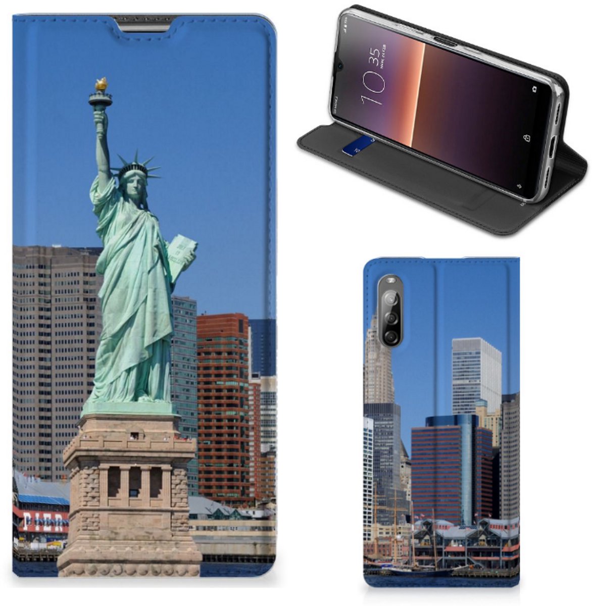 Sony Xperia L4 Book Cover Vrijheidsbeeld