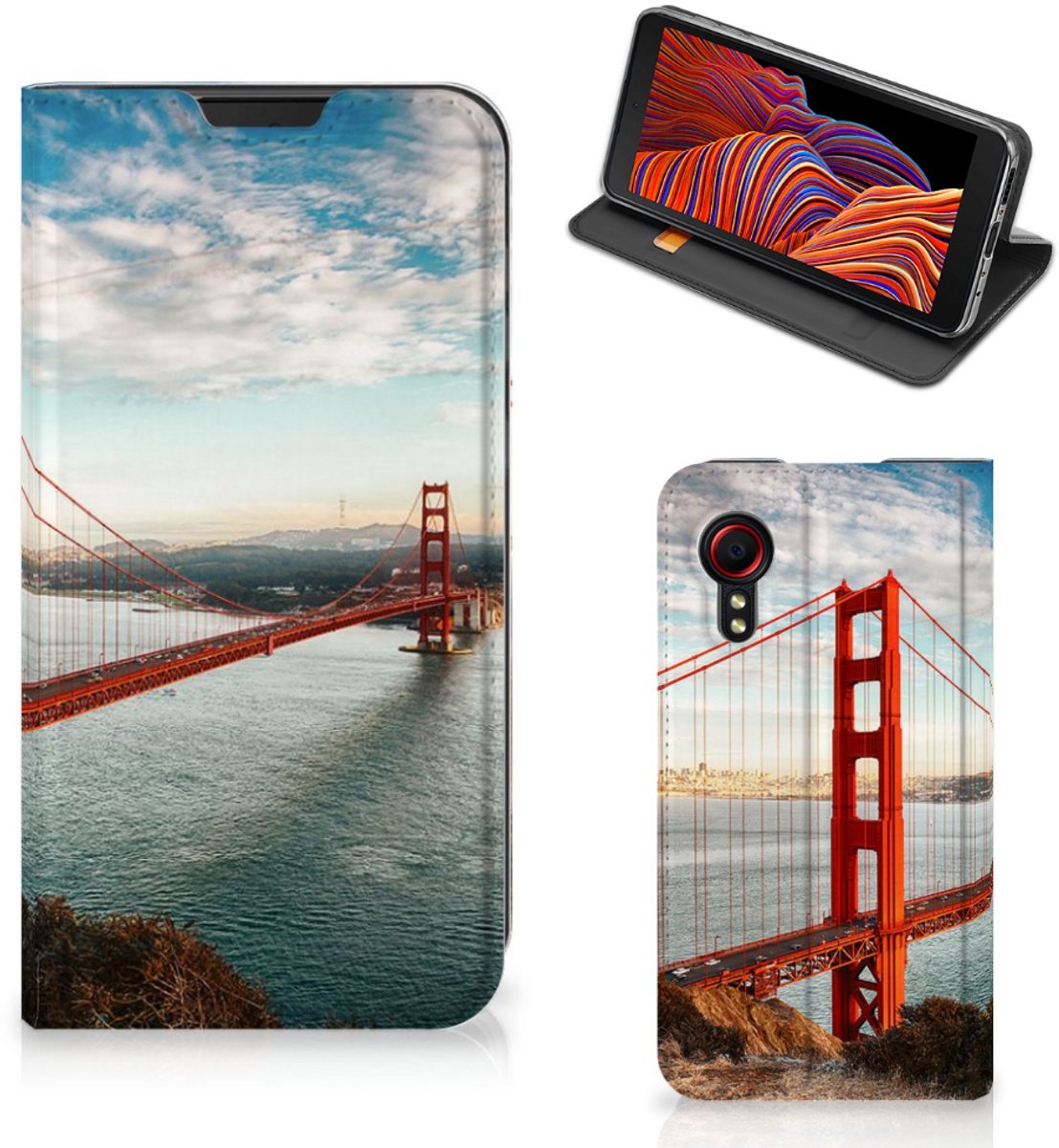 Samsung Galaxy Xcover 5 Book Cover Golden Gate Bridge