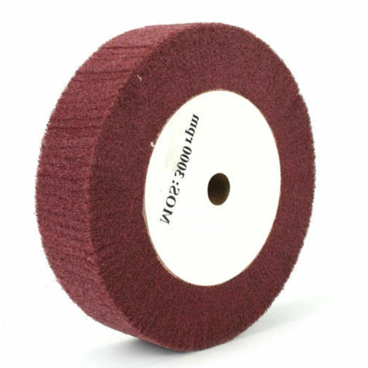 Polijst Wiel - Schuurschijf Nylon - Metaal Afwerken - Niet-geweven Fleece - 5 Inch - Rood