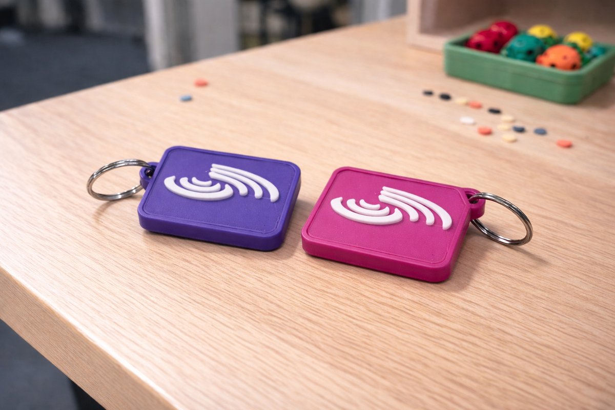 NFC Tags branded - Paars