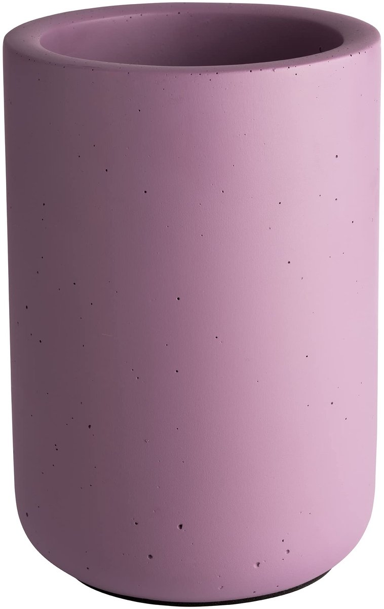 APS ELEMENT flessenkoeler - beton lavendel - voor 0,7 tot 1,5 liter flessen - krasvrije onderzijde - 19 cm hoog