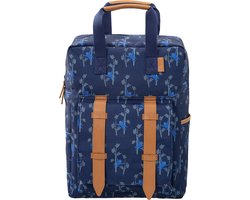 Fresk Grote Rugzak voor kinderen 5-7 jaar - 9,3 L - Schooltas Kind Jongens - Verstelbare Schouderbanden - Waterafstotende Rugtas - Blauw - Monkey