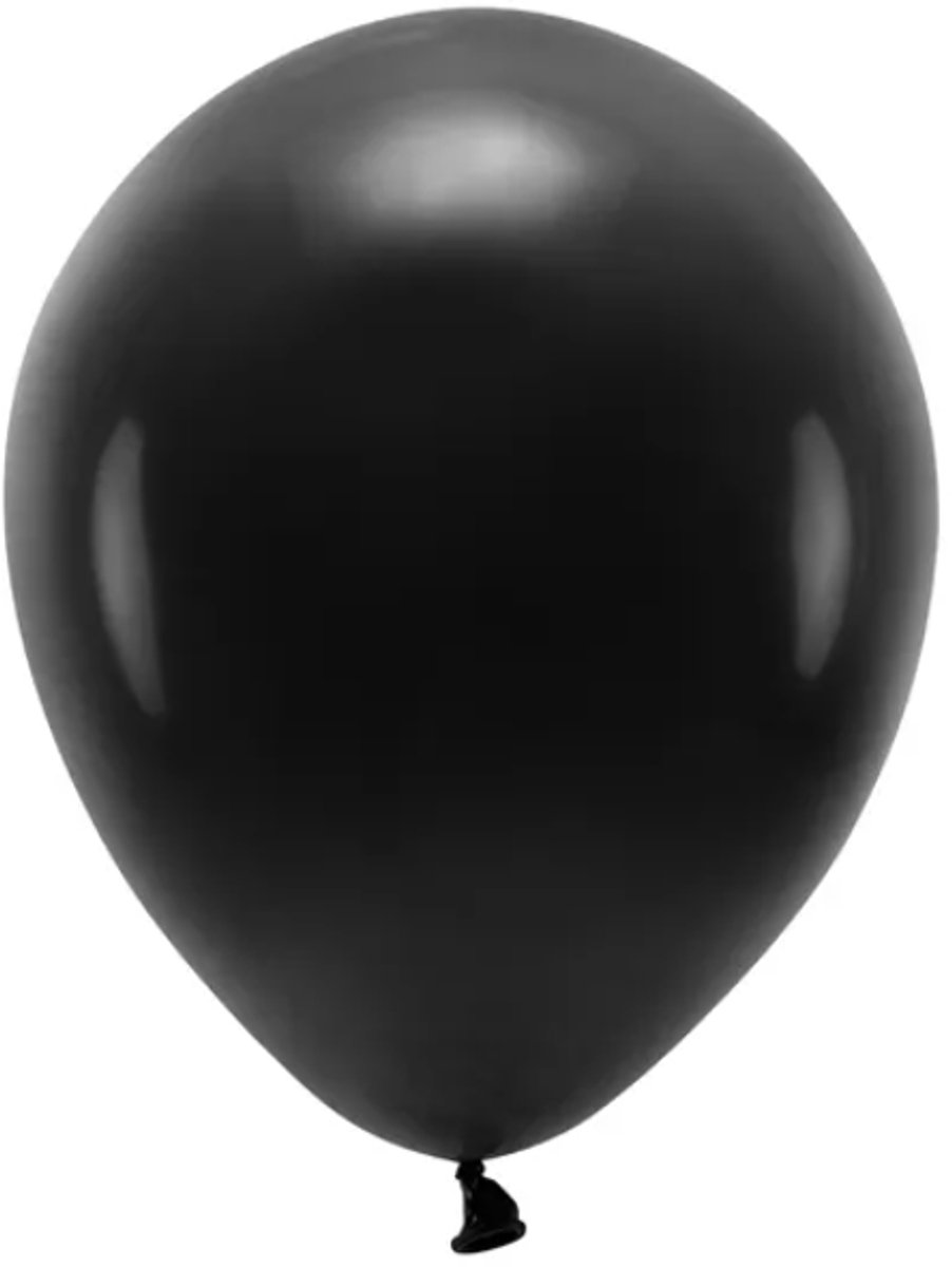 Ballonnen Pastel Zwart Premium Organic 30cm (10st)