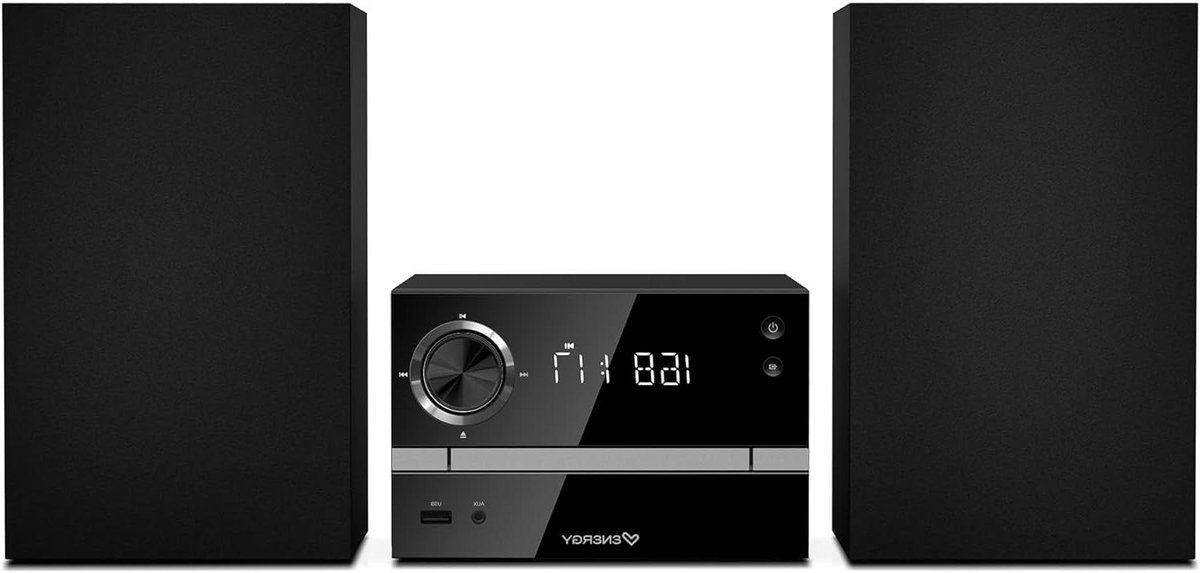 Micro Hi-Fi Systeem - Stereo Installatie - Muziek Luisteren - Modulair Ontwerp - 30 Watt - Zwart