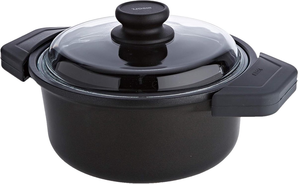 Kookpan - Sauspan - Koken - Titanium Coating - 20 cm - Antraciet