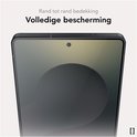 Rand tot rand dekking voor volledige bescherming van het telefoonscherm.