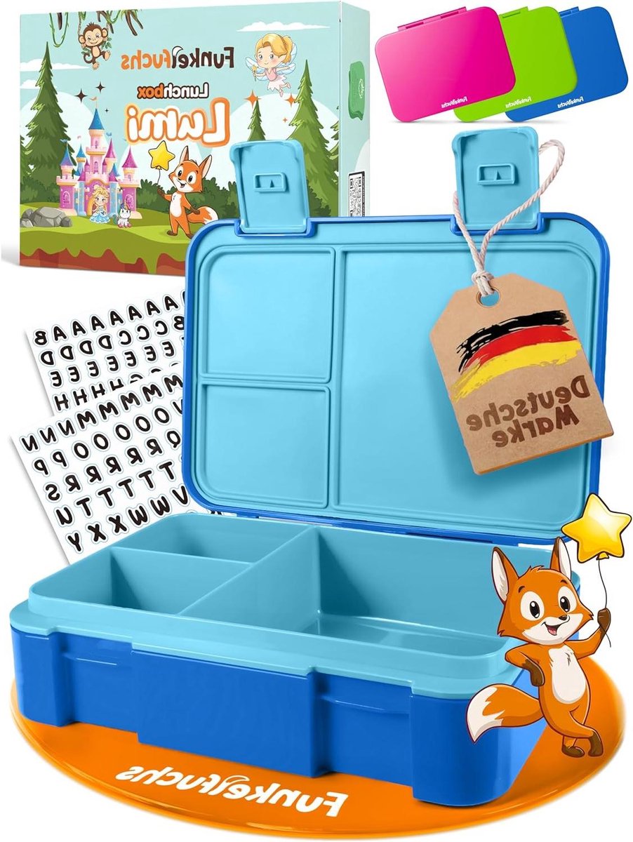 Broodtrommel - Lunchbox Bak - Lunch Meenemen - Lekbestendig - 950 ml - Blauw